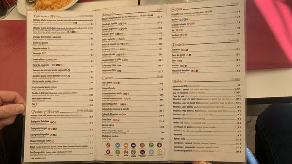 Menu photo 2 torres bermejas Granada, GR