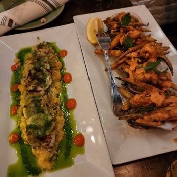 Osteria Brooklyn - Appetizers (Calamari and Fried Oysters) - Italian Near Me - Brooklyn, New York Osteria Brooklyn - Appetizers (Calamari and Fried Oysters) - Italian Near Me - Brooklyn, New York