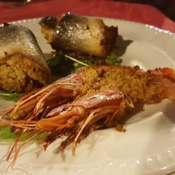 La Terrazza di Don Diego - Come secondo piatto: involtini di spigola con gamberoni