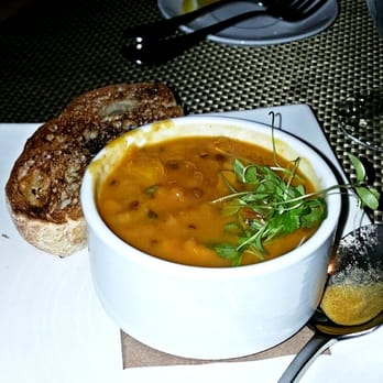 The Grove - Curried butternut squash soup - New American Near Me - Houston, Texas The Grove - Curried butternut squash soup - New American Near Me - Houston, Texas