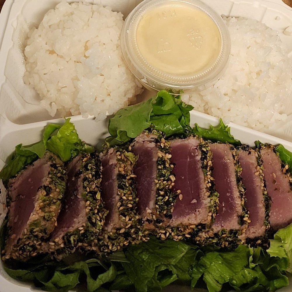 Fresh Catch - Seared Furikaki Ahi - Hawaiian Near Me - Honolulu, Hawaii Fresh Catch - Seared Furikaki Ahi - Hawaiian Near Me - Honolulu, Hawaii