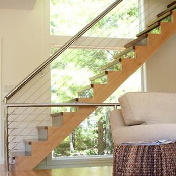 BOA Construction - Wire railing stairs assembled - General Contractors Near Me - Everett, Massachusetts BOA Construction - Wire railing stairs assembled - General Contractors Near Me - Everett, Massachusetts