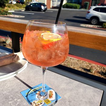 California Pizza Kitchen - Strawberry Rosé Sangria - Salad Near Me - Encinitas, California