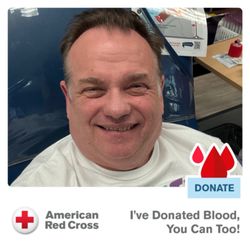 American Red Cross Cary Blood Donation Center - My "Capture the Moment" selfie