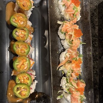 Riki Sushi - Salmon Bomb & Yellow Tail Special - Sushi Bars Near Me - San Diego, California