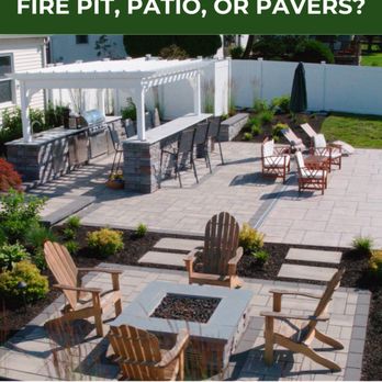 Mike's Lawn & Landscaping - Full Backyard renovation with patio, fire pit, pergola, lighting, outdoor kitchen, and planting. - Landscaping Near Me - Aston Township, Pennsylvania Mike's Lawn & Landscaping - Full Backyard renovation with patio, fire pit, pergola, lighting, outdoor kitchen, and planting. - Landscaping Near Me - Aston Township, Pennsylvania