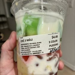 Asia Super Market - Che ba mau - three color dessert - in the take-out fridge on the left side of the store.