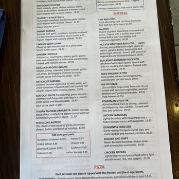 Louie Linguini's - Menu 3/29/24 - Seafood Near Me - Monterey, California