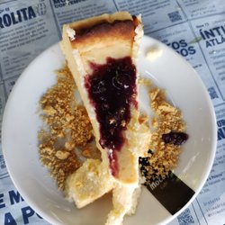 La Casa Encendida - Tata de queso del brunch de la terraza