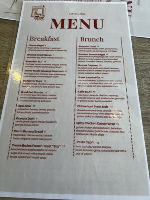 Menu photo 1 Kaffeology Newport, RI