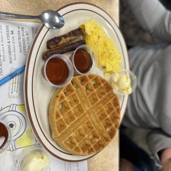 Spencer's Cafe - Waffle Combo - American Near Me - Bakersfield, California Spencer's Cafe - Waffle Combo - American Near Me - Bakersfield, California