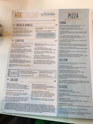 Menu photo 3 ASK Italian Bolton, BOL