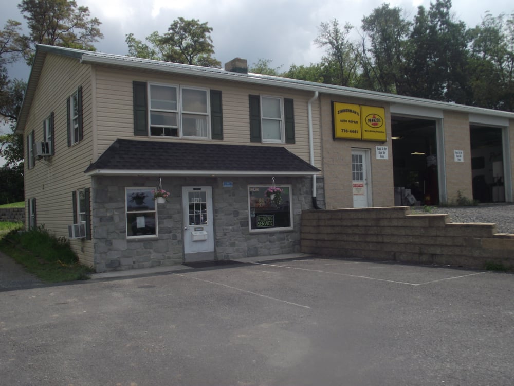ZIMMERMAN’S AUTO REPAIR Updated August 2024 768 Centerville Rd