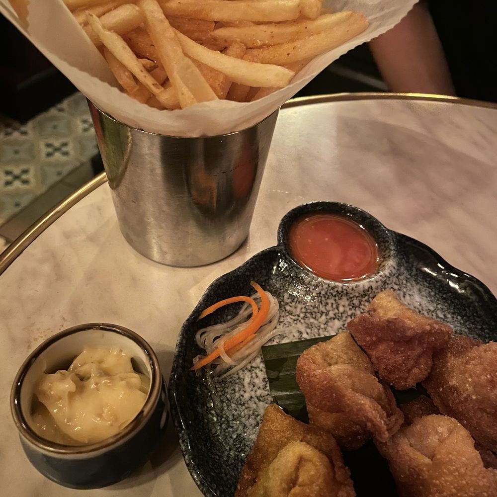 Singlish - Wontons and fries - Singaporean Near Me - New York, New York Singlish - Wontons and fries - Singaporean Near Me - New York, New York