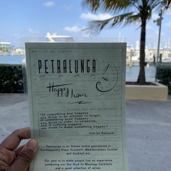 Petralunga - Thanks, Charles Bukowski, for the words of encouragement :) - Pizza Near Me - Miami, Florida