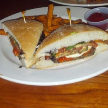 Spokes On Southern - Veg-head sandwich with sweet potato fries - New American Near Me - Tempe, Arizona Spokes On Southern - Veg-head sandwich with sweet potato fries - New American Near Me - Tempe, Arizona
