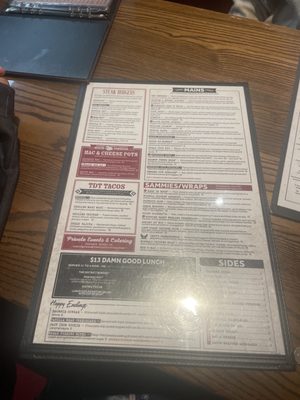 Menu photo 4 The District Tap Indianapolis, IN