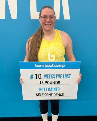 Transformation Story - Jessica joined Burn Boot Camp during our Soft Opening in December. Since then, she has lost weight but gained so much more self confidence! We love having her on the floor and are excited to be a part of her fitness journey!
