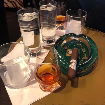 Blend Bar with Davidoff Cigars - Blend's special bourbon and the special Davidoff cigar - Lounges Near Me - Indianapolis, Indiana