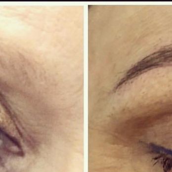 Lashward Beauty - Before Microblading    After Microblading - Skin Care Near Me - Pacifica, California
