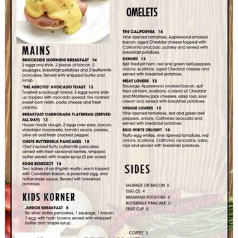 Brookside Golf Club Restaurant - Breakfast menu - American Near Me - Pasadena, California Brookside Golf Club Restaurant - Breakfast menu - American Near Me - Pasadena, California