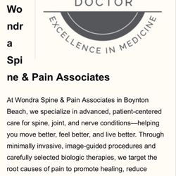 Wondra Spine & Pain Associates - Explain about his office and Dr Wondra