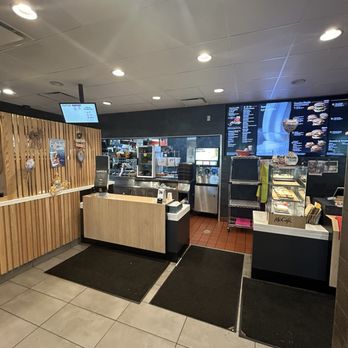 McDonald's - (On the left) brown wooden area where bug was crawling - Fast Food Near Me - Elkhart, Indiana McDonald's - (On the left) brown wooden area where bug was crawling - Fast Food Near Me - Elkhart, Indiana