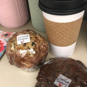 Tramontane Cafe - Coffee, vegan coconut banana muffin and vegan chocolate raspberry cookie - Cafes Near Me - Utica, New York Tramontane Cafe - Coffee, vegan coconut banana muffin and vegan chocolate raspberry cookie - Cafes Near Me - Utica, New York