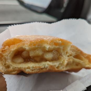 Quality Donuts - The apple filled bear claw.  Look at the fluffiness of the dough! - Donuts Near Me - Oakland, California