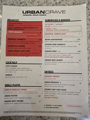 Menu photo 3 Urban Crave Mississauga, ON Menu photo 3 Urban Crave Mississauga, ON
