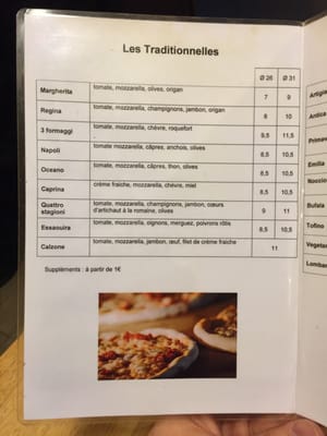 Menu photo 2 Artigiano Aucamville, 31 Menu photo 2 Artigiano Aucamville, 31