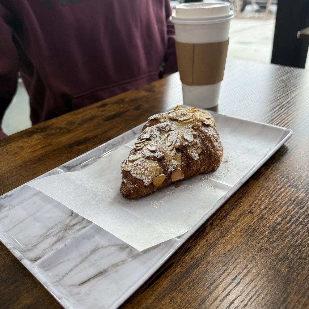D'eCaffè - Almond croissant - Bakeries Near Me - Long Beach, New York