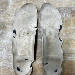Ski Tek Orthotics Lab - Well worn old custom orthotics pair. Definitely time for a replacement!