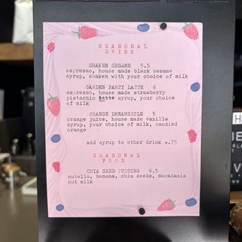 Captain + Stoker - Seasonal Menu - Coffee Roasteries Near Me - Monterey, California