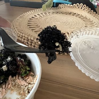 Flower Child - BURNT broccoli from Salmon Plate - New American Near Me - Chandler, Arizona