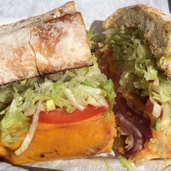 Java Beach Cafe - Tsunami w/ cheddar, no mayo, extra special sauce - Coffee & Tea Near Me - San Francisco, California