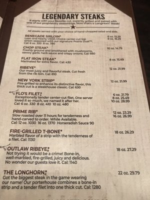 Menu photo 1 LongHorn Steakhouse Cranberry Township, PA Menu photo 1 LongHorn Steakhouse Cranberry Township, PA