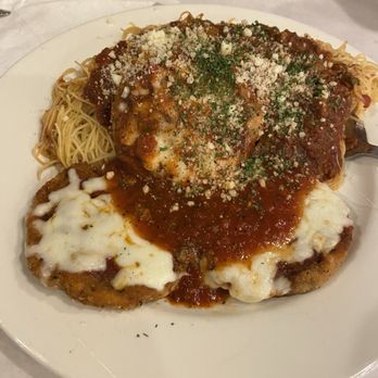 Porter & Luke's - Eggplant Parmesan With Pasta - Seafood Near Me - Metairie, Louisiana Porter & Luke's - Eggplant Parmesan With Pasta - Seafood Near Me - Metairie, Louisiana