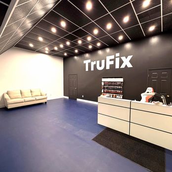 Trufix - Modern interior of TruFix Phone Repair store in Greenville. - Mobile Phone Repair Near Me - Greenville, South Carolina Trufix - Modern interior of TruFix Phone Repair store in Greenville. - Mobile Phone Repair Near Me - Greenville, South Carolina