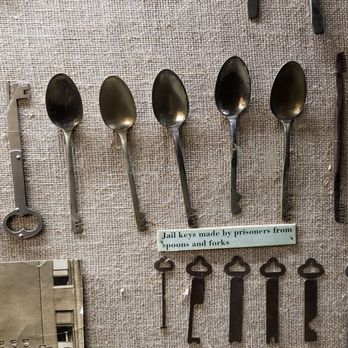 Patee House Museum - Spoons turned into keys to escape jail. - Museums Near Me - St. Joseph, Missouri Patee House Museum - Spoons turned into keys to escape jail. - Museums Near Me - St. Joseph, Missouri