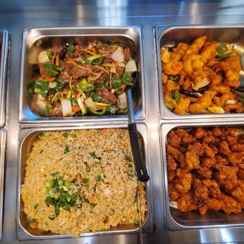 King Combo - Orange chicken is crispy Spicy fish is awesome Bell pepper beef is delicious - Chinese Near Me - Huntington Beach, California King Combo - Orange chicken is crispy Spicy fish is awesome Bell pepper beef is delicious - Chinese Near Me - Huntington Beach, California