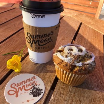 Summer Moon Coffee - Summer Moon (Sweet cream latte) Pumpkin Muffin by Miss Chickpea - Coffee & Tea Near Me - San Antonio, Texas
