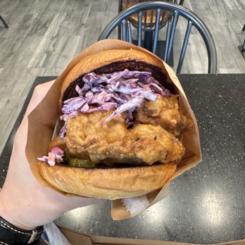 Izzy & Wooks - Tamarind Spicy chicken! Not super spicy, but some heat. This sandwich is no joke! - Burgers Near Me - San Francisco, California