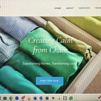 Dreem Websites - Home page for my business, The Joyful Organizer, designed by Dreem Websites - Web Design Near Me - Agoura Hills, California
