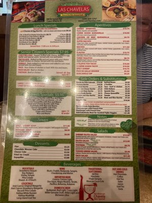Menu photo 2 Las Chavelas Coeur D Alene, ID