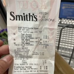 Smith's Food & Drug Centers - Overcharged