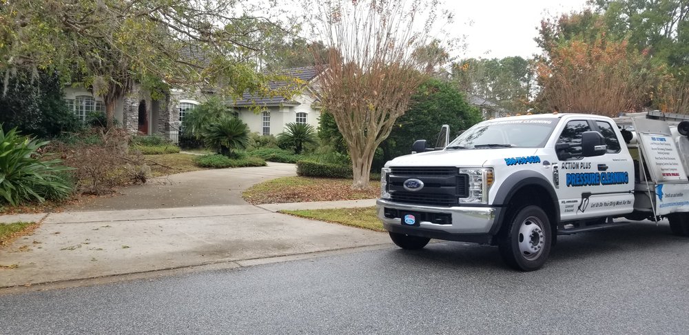 Slide of Action Plus Pressure Cleaning