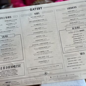 GATSBY - menu - Cocktail Bars Near Me - Washington, DC, District of Columbia GATSBY - menu - Cocktail Bars Near Me - Washington, DC, District of Columbia