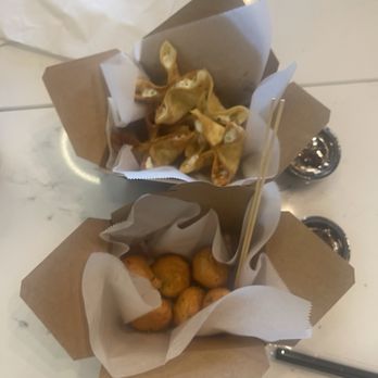 Rapha Tea - Cream Cheese Wontons Golden Fish Balls - Bubble Tea Near Me - Grand Terrace, California Rapha Tea - Cream Cheese Wontons Golden Fish Balls - Bubble Tea Near Me - Grand Terrace, California
