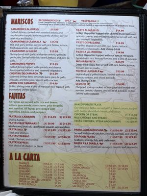 Menu photo 2 La Pinata Tacos & Tequila Lancaster, SC